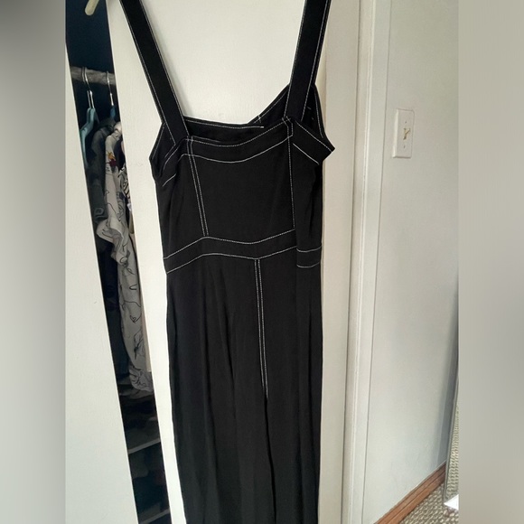 Black Jumpsuit with white stitching and buttons from Abercrombie & Fitch XS - Picture 5 of 6